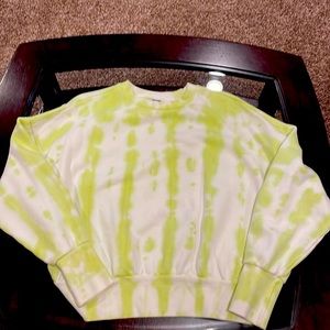 Old Navy Womens Cropped Tie Dye Sweatshirt Size LT EUC